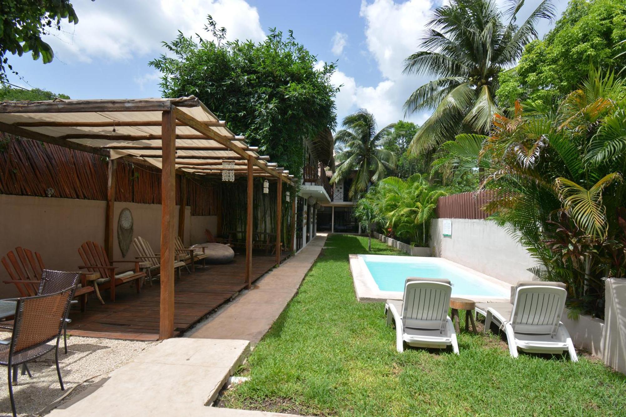 Casa Delia Hotel Downtown Bacalar Exterior foto